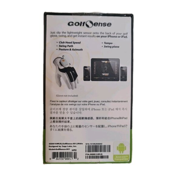 GOLFSENSE Revolutionary 3D Motion Sensor Golf Swing Analyzer iPOD/iPAD/iPHONE - Picture 5 of 5